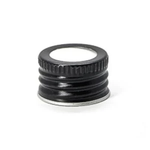 TAMPA METAL 24/410MM C/ FURO PRETA