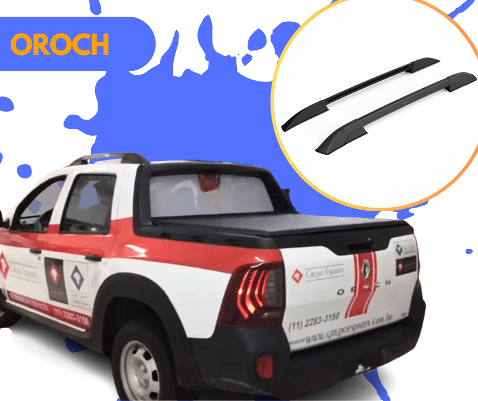 Longarina de Teto Oroch -Executive Preto 2018 a 2023 (B1128A)