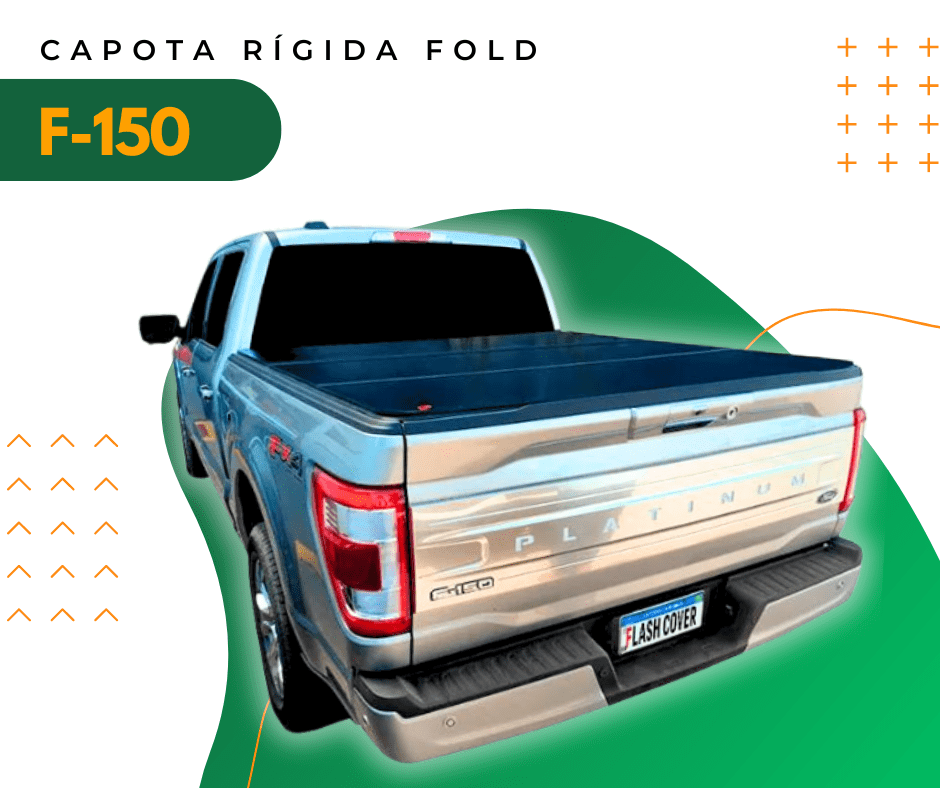 Capota Dobrável Ford F-150 Cabine Dupla 2023 e 2024 (FD950)