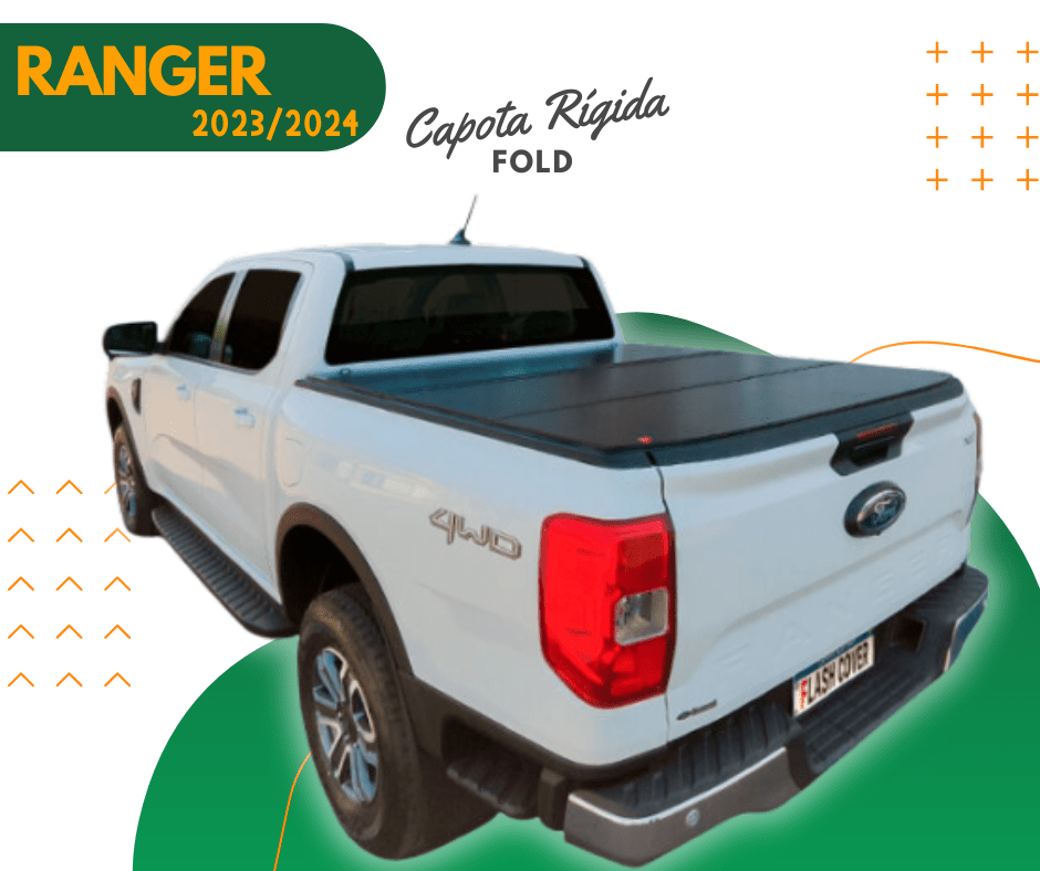 Capota Dobrável Ford Nova Ranger 2023 até 2026 (FD646)
