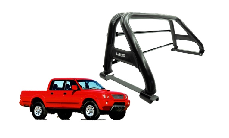 Santo Antonio L200 SPORT Duplo Preto com barra 2004 até 2009 (T7201P)