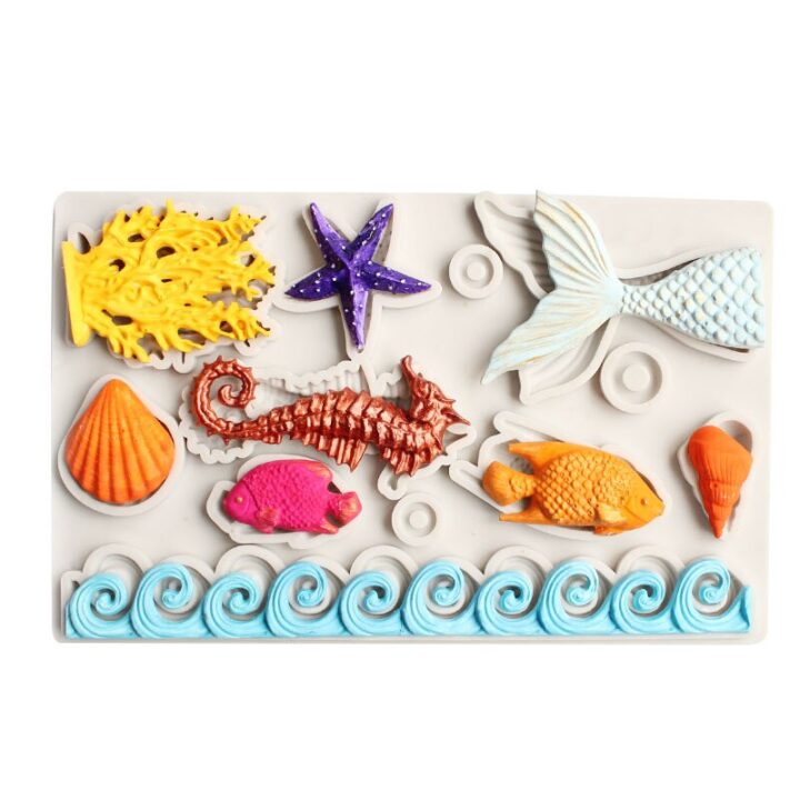 Molde de silicone – Fundo do mar | SM-2602