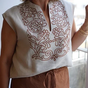 Blusa em Linho Ref. 652