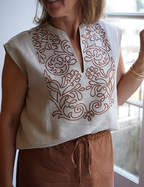 Blusa em Linho Ref. 652