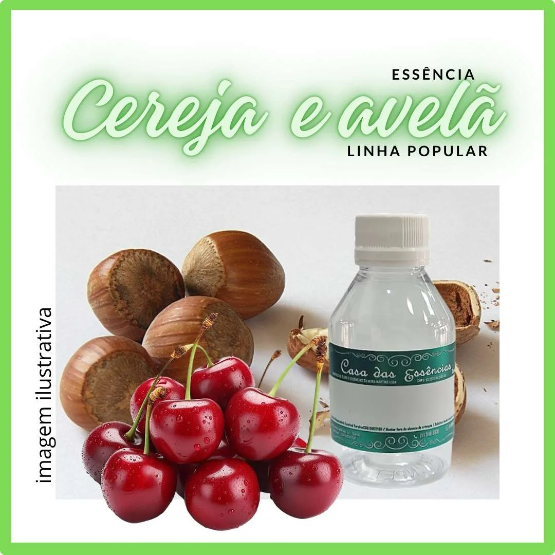 ESSÊNCIA CEREJA E AVELÃ – 100ML